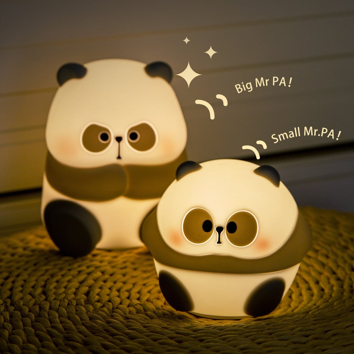 Chubby Kawaii Bunny Panda Pig Tiger LED Night Light Collection – Kawaiies