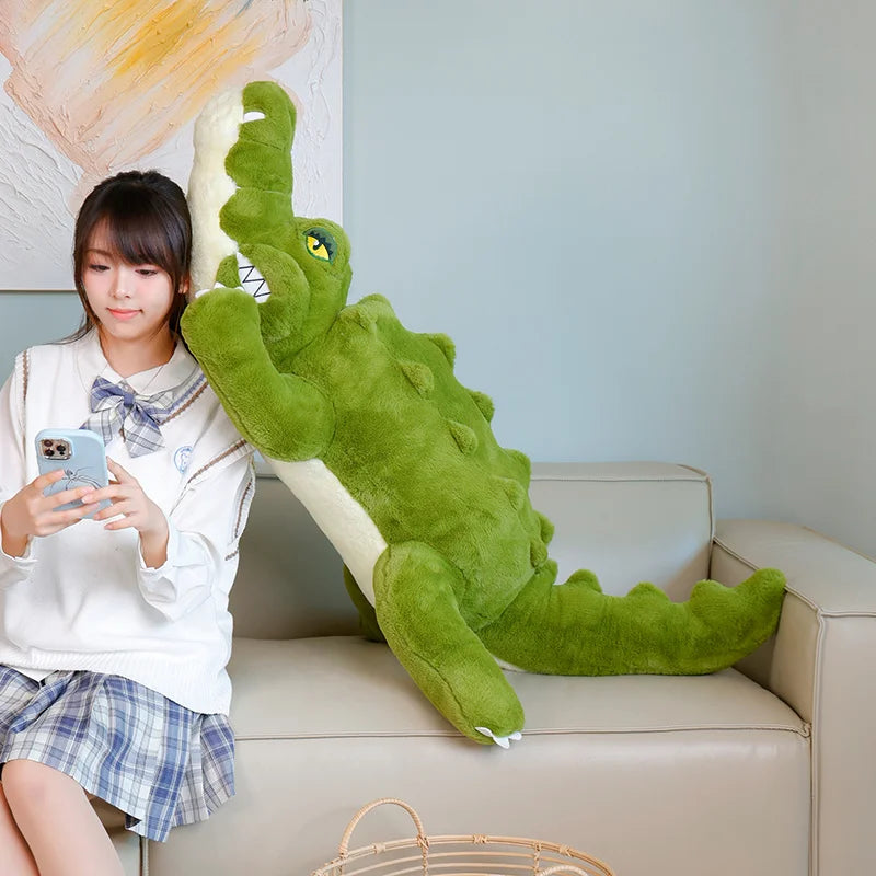 kawaiies-softtoys-plushies-kawaii-plush-Angry Giant Green Crocodile Plushies Soft toy 