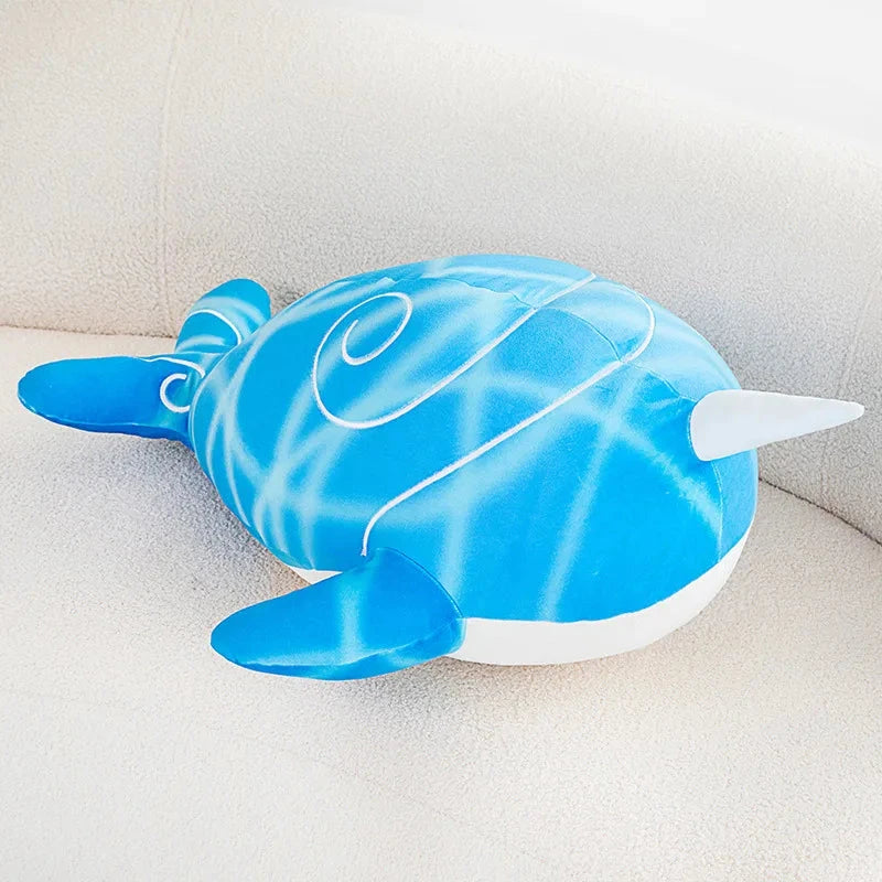 kawaiies-softtoys-plushies-kawaii-plush-Anime Childe Tartaglia Blue Narwhal Whale Plush Soft toy 16in / 40cm 