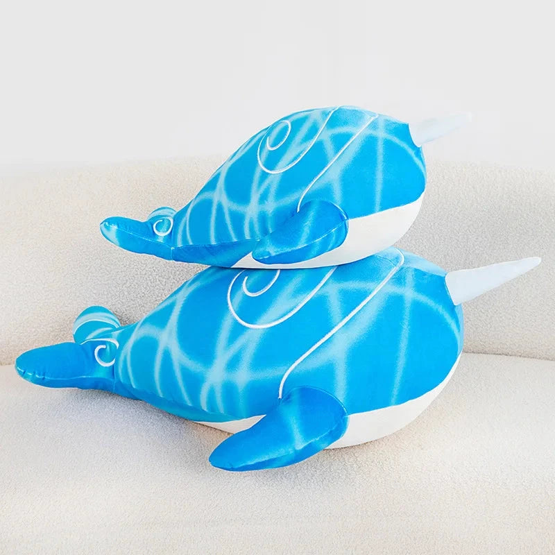 kawaiies-softtoys-plushies-kawaii-plush-Anime Childe Tartaglia Blue Narwhal Whale Plush Soft toy 