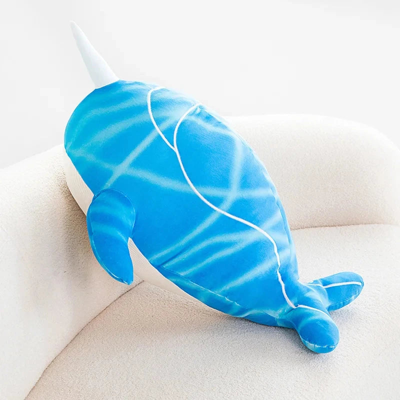 kawaiies-softtoys-plushies-kawaii-plush-Anime Childe Tartaglia Blue Narwhal Whale Plush Soft toy 