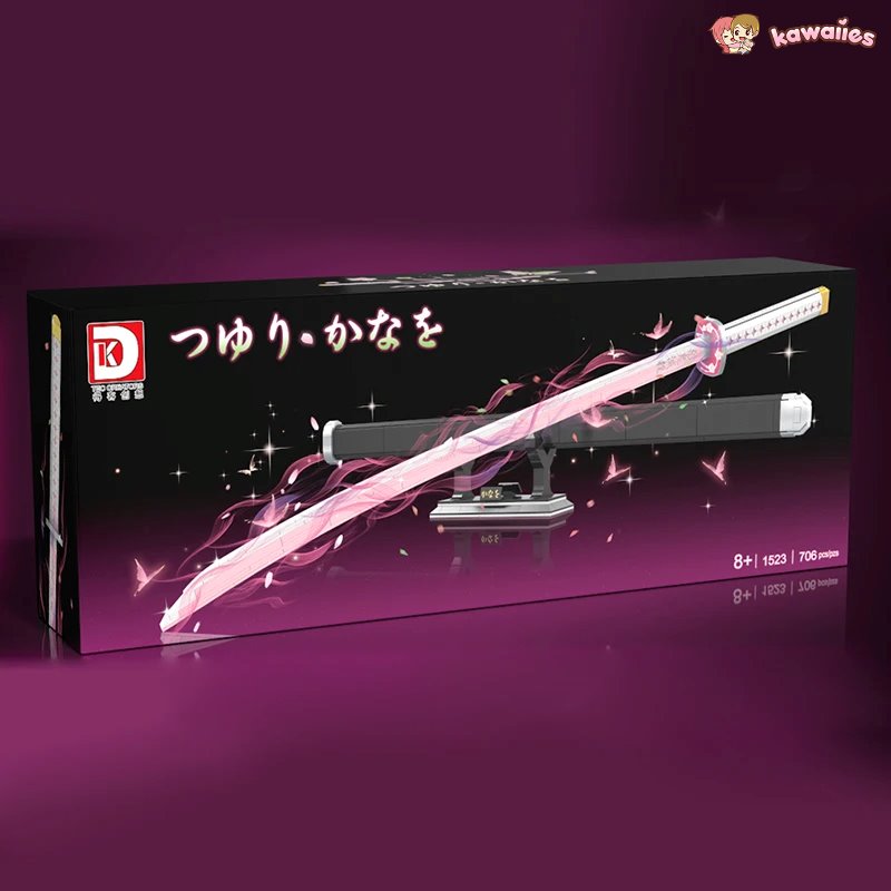 kawaiies-softtoys-plushies-kawaii-plush-Anime Demon Slayer Kanao Tsuyuri Sword Building Set Build it With Box 