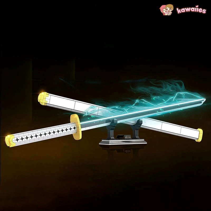 kawaiies-softtoys-plushies-kawaii-plush-Anime Roronoa Zoro White Katana Building Set Build it 