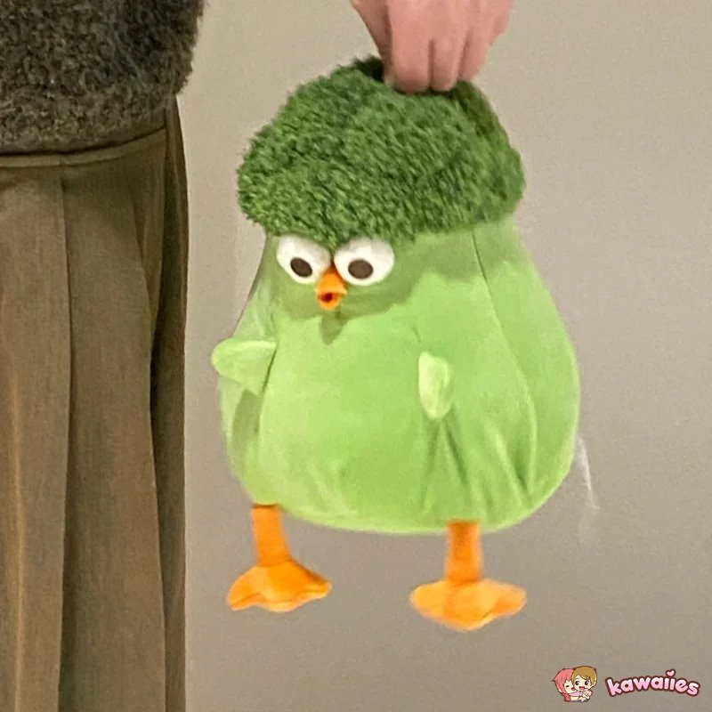 kawaiies-softtoys-plushies-kawaii-plush-Baba the Funny Chicken Broccoli Plushie Soft toy 