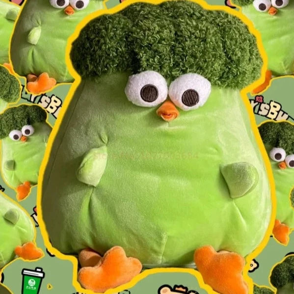 kawaiies-softtoys-plushies-kawaii-plush-Baba the Funny Chicken Broccoli Plushie Soft toy 