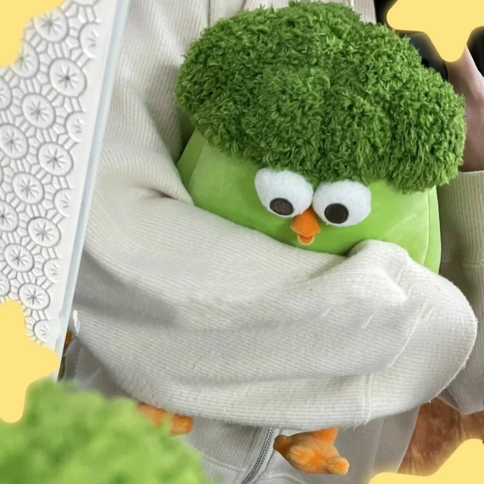 kawaiies-softtoys-plushies-kawaii-plush-Baba the Funny Chicken Broccoli Plushie Soft toy 