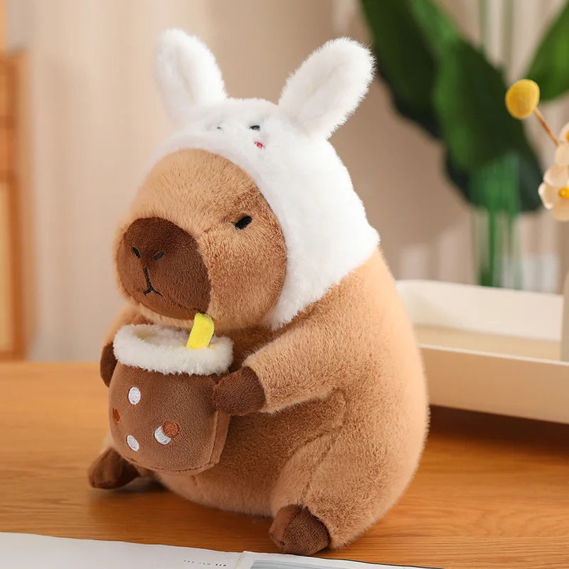 kawaiies-softtoys-plushies-kawaii-plush-Baby Capybara Animal Dress-up Plushie Collection Soft toy 12in / 30cm Bunny 