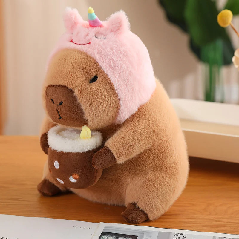 kawaiies-softtoys-plushies-kawaii-plush-Baby Capybara Animal Dress-up Plushie Collection Soft toy 12in / 30cm Unicorn 