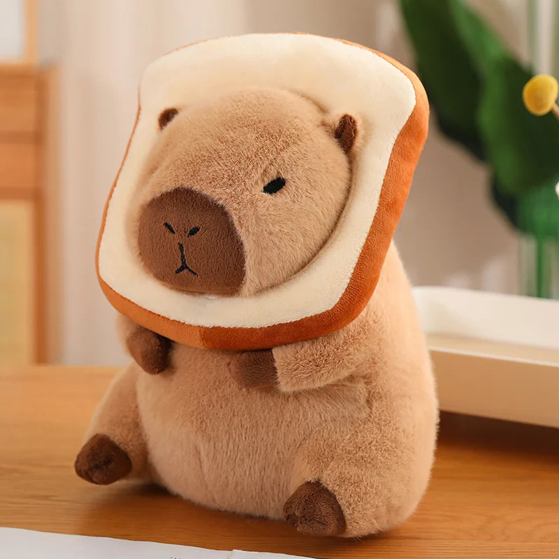 kawaiies-softtoys-plushies-kawaii-plush-Baby Capybara Animal Dress-up Plushie Collection Soft toy 16in / 40cm Bread 