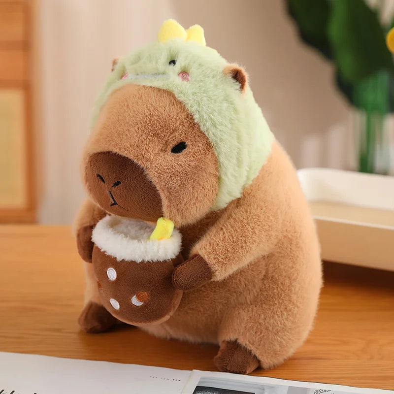 kawaiies-softtoys-plushies-kawaii-plush-Baby Capybara Animal Dress-up Plushie Collection Soft toy 16in / 40cm Dinosaur 