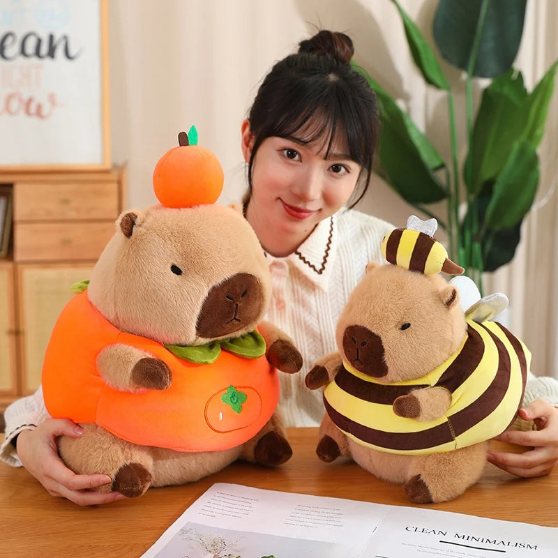 kawaiies-softtoys-plushies-kawaii-plush-Baby Capybara Animal Dress-up Plushie Collection Soft toy 