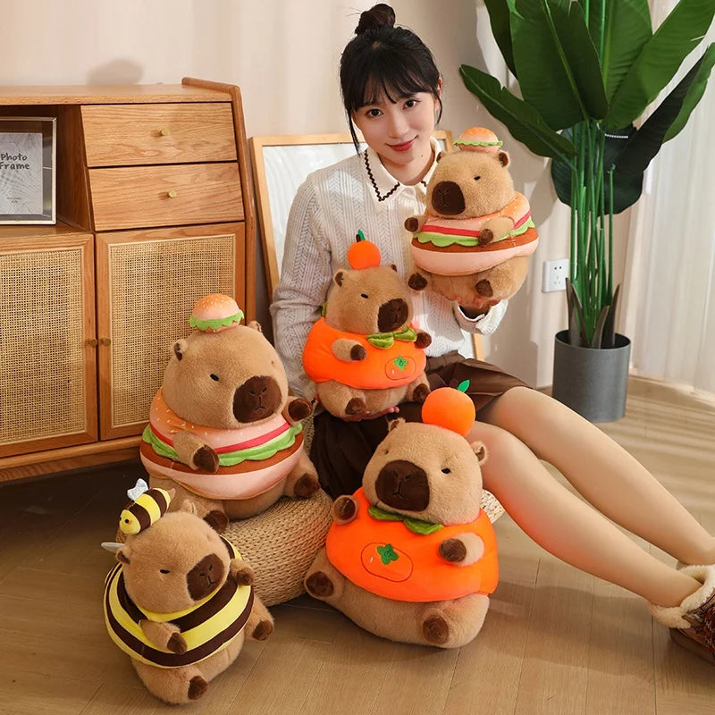 kawaiies-softtoys-plushies-kawaii-plush-Baby Capybara Animal Dress-up Plushie Collection Soft toy 