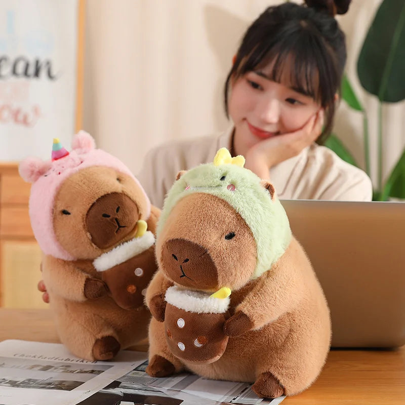 kawaiies-softtoys-plushies-kawaii-plush-Baby Capybara Animal Dress-up Plushie Collection Soft toy 