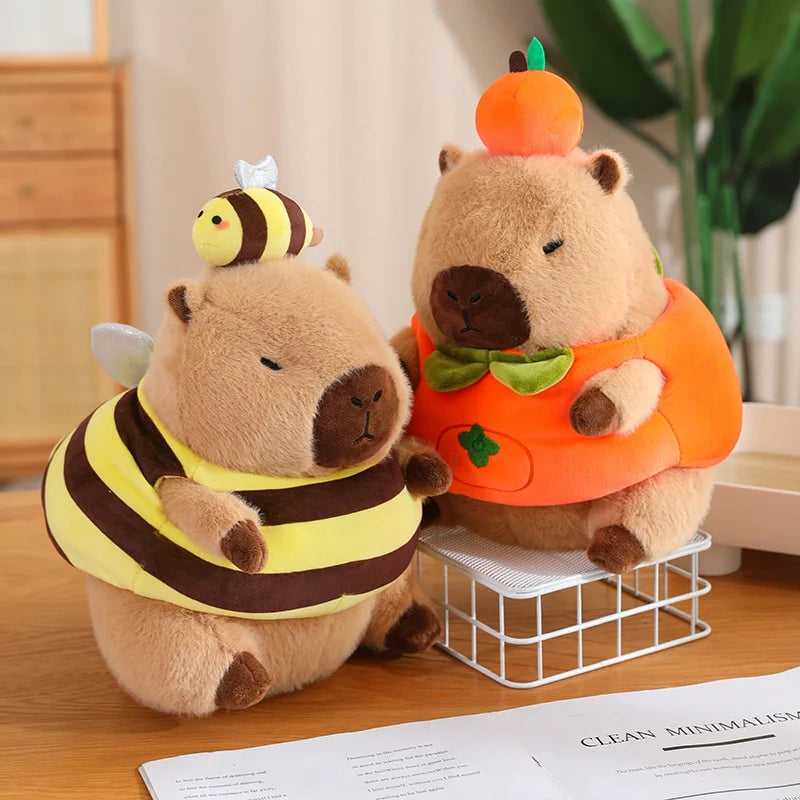 kawaiies-softtoys-plushies-kawaii-plush-Baby Capybara Animal Dress-up Plushie Collection Soft toy 