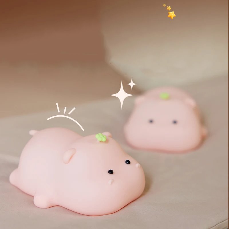 kawaiies-softtoys-plushies-kawaii-plush-Baby Pink Kawaii Hippo LED Night Light Home Decor 