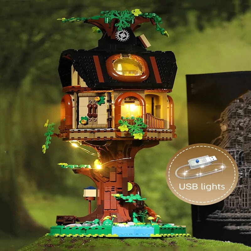 kawaiies-softtoys-plushies-kawaii-plush-Barneys Secret Hideout Tree House Building Blocks LED Light Build it 