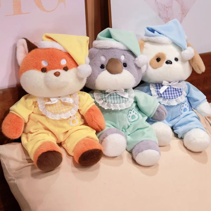 kawaiies-softtoys-plushies-kawaii-plush-Bedtime Fox Koala Dog Pajama Party Plushies Soft toy 