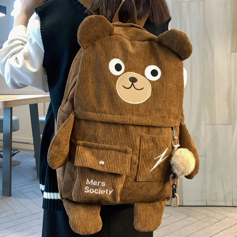 kawaiies-softtoys-plushies-kawaii-plush-Big Bear Kawaii Backpack Bags 