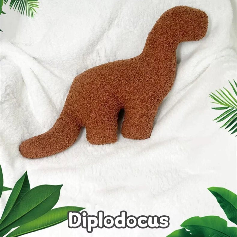 kawaiies-softtoys-plushies-kawaii-plush-Brown Dinosaur Nugget Plushies Soft toy 38x30cm 