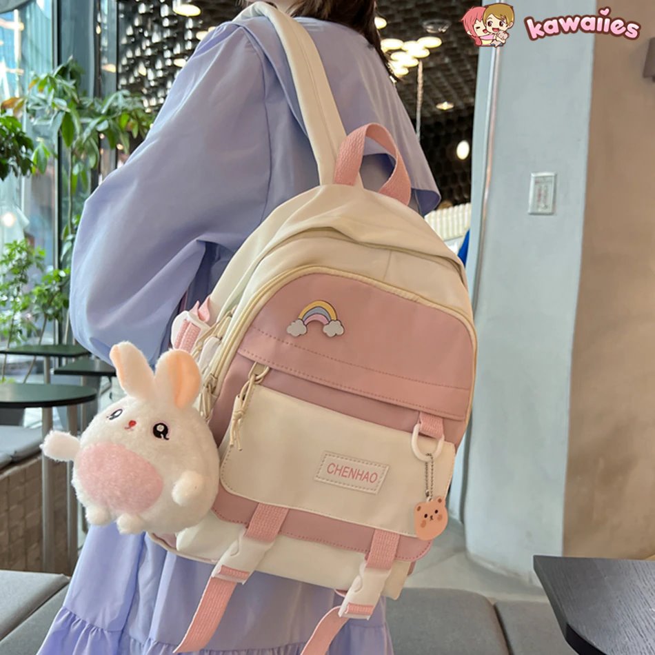 kawaiies-softtoys-plushies-kawaii-plush-Bunny Pastel Backpack Bag Bag 