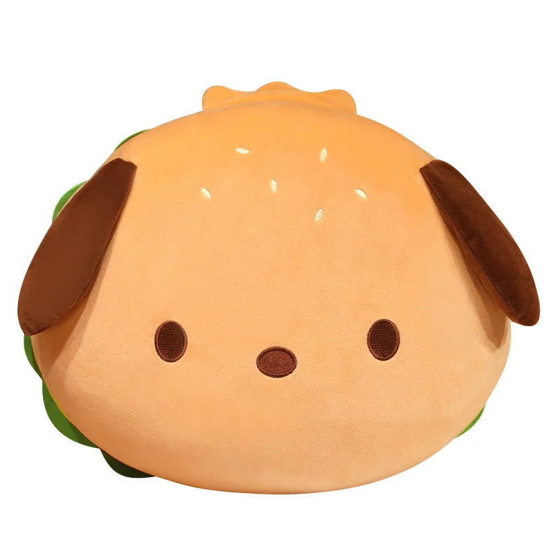 kawaiies-softtoys-plushies-kawaii-plush-Capybara & Dog Hamburger Plushie Pillow Soft toy 