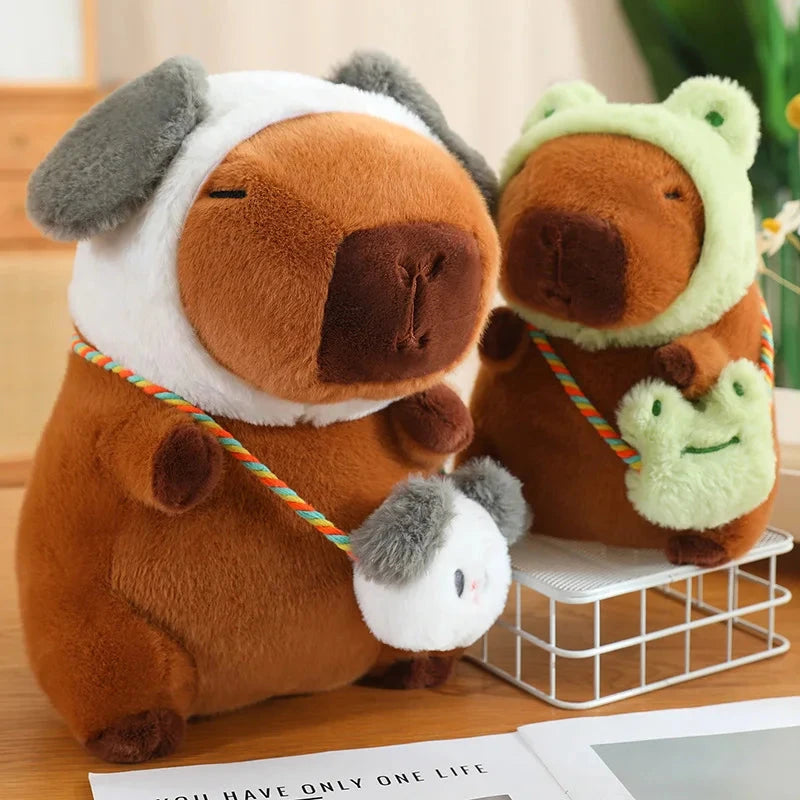 kawaiies-softtoys-plushies-kawaii-plush-Capybara Frog Besties Costume Plush Soft toy 