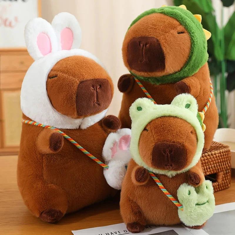 kawaiies-softtoys-plushies-kawaii-plush-Capybara Frog Besties Costume Plush Soft toy 