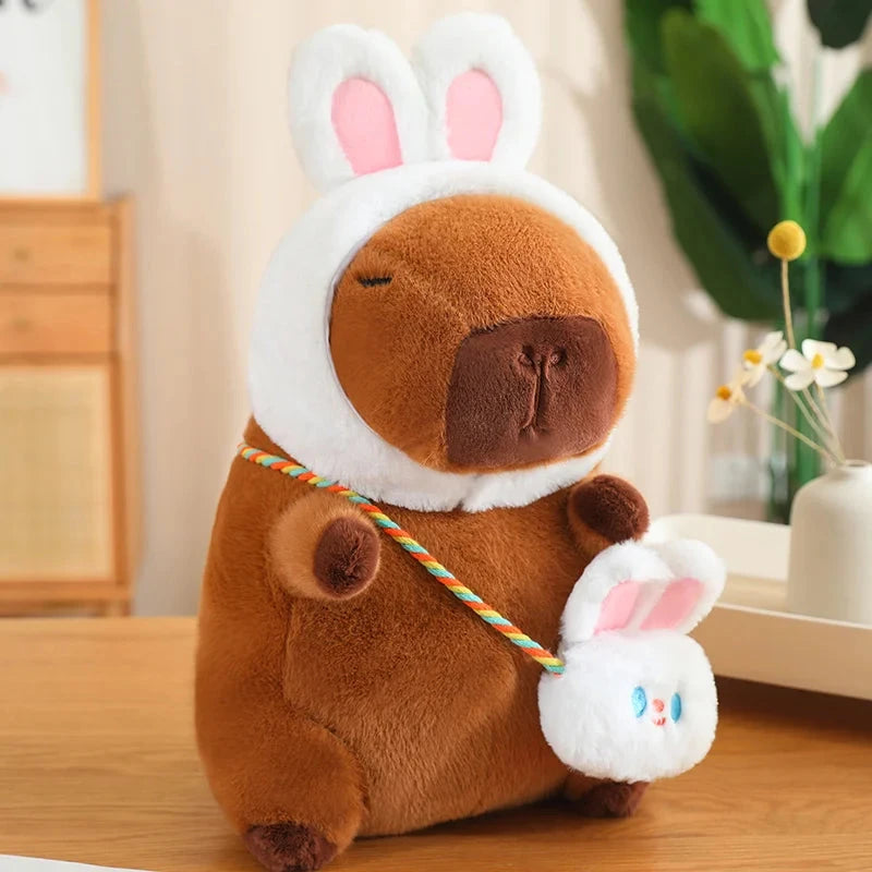 kawaiies-softtoys-plushies-kawaii-plush-Capybara Frog Besties Costume Plush Soft toy Bunny 10in / 25cm 