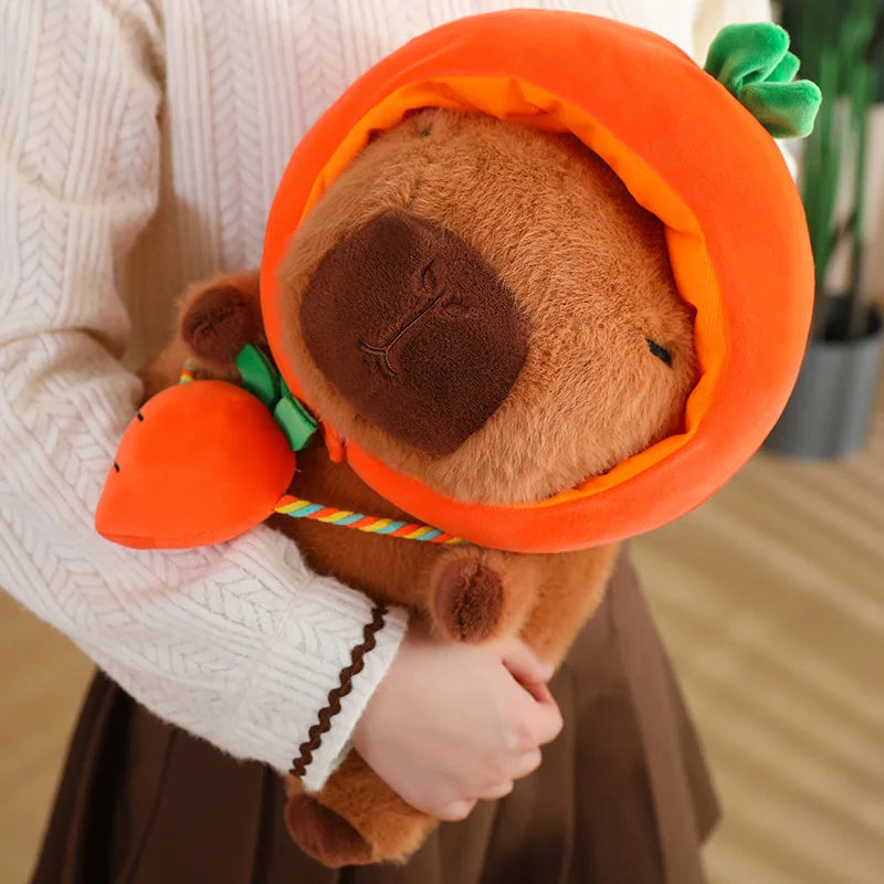 kawaiies-softtoys-plushies-kawaii-plush-Capybara with Vegetable Hats Plushie Soft toy 