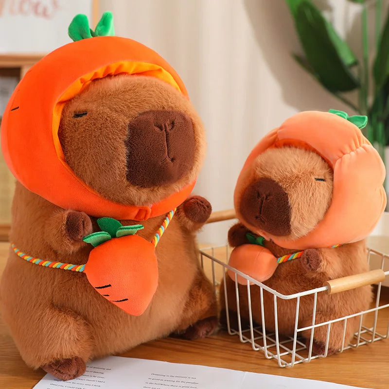 kawaiies-softtoys-plushies-kawaii-plush-Capybara with Vegetable Hats Plushie Soft toy 