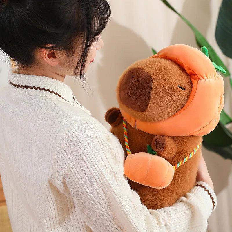 kawaiies-softtoys-plushies-kawaii-plush-Capybara with Vegetable Hats Plushie Soft toy 