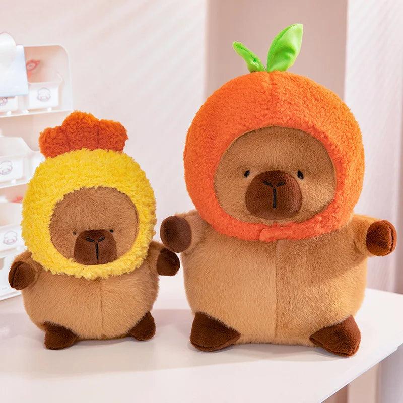 kawaiies-softtoys-plushies-kawaii-plush-Chubby Capybara Plushie With Hat Soft toy 