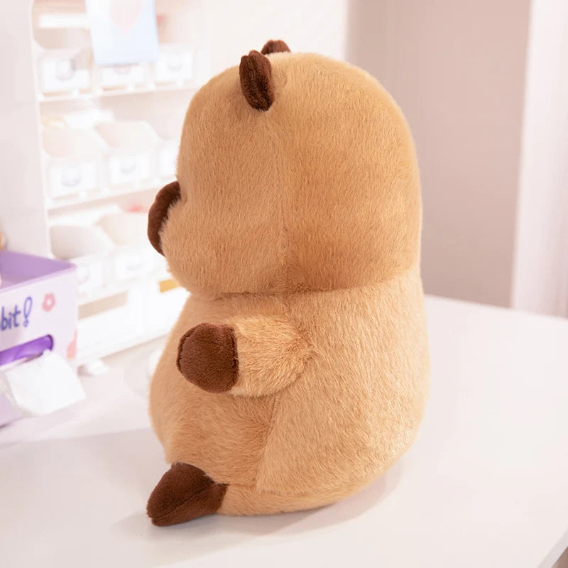 kawaiies-softtoys-plushies-kawaii-plush-Chubby Capybara Plushie With Hat Soft toy 