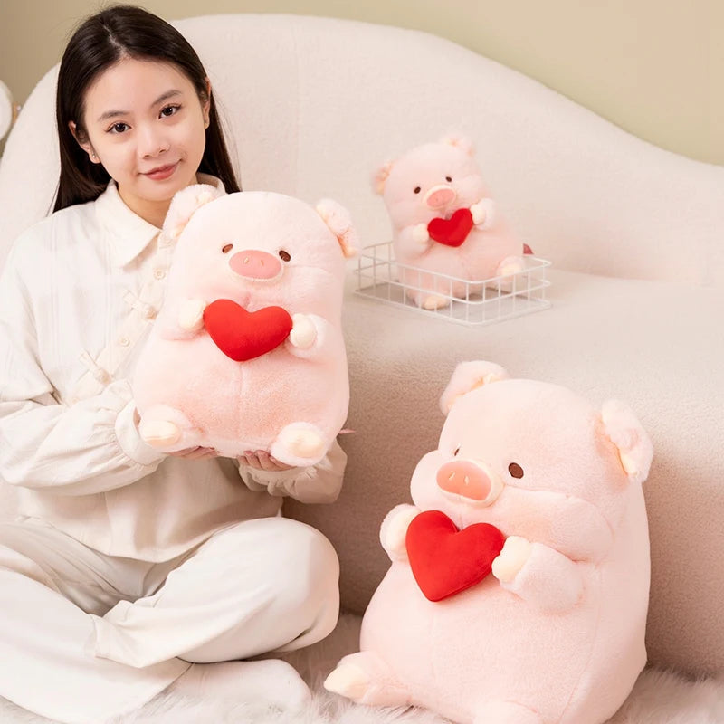 kawaiies-softtoys-plushies-kawaii-plush-Chunky Love Heart Piggy Plushie Soft toy 