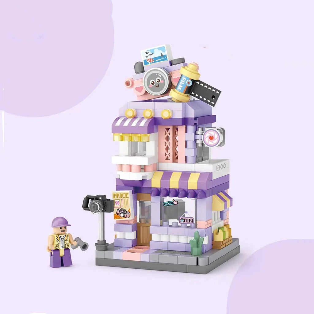 kawaiies-softtoys-plushies-kawaii-plush-City View Ice Cream Panda Cafes Flower Camera Shops Micro Building Sets Build it Camera Shop (No Box) 