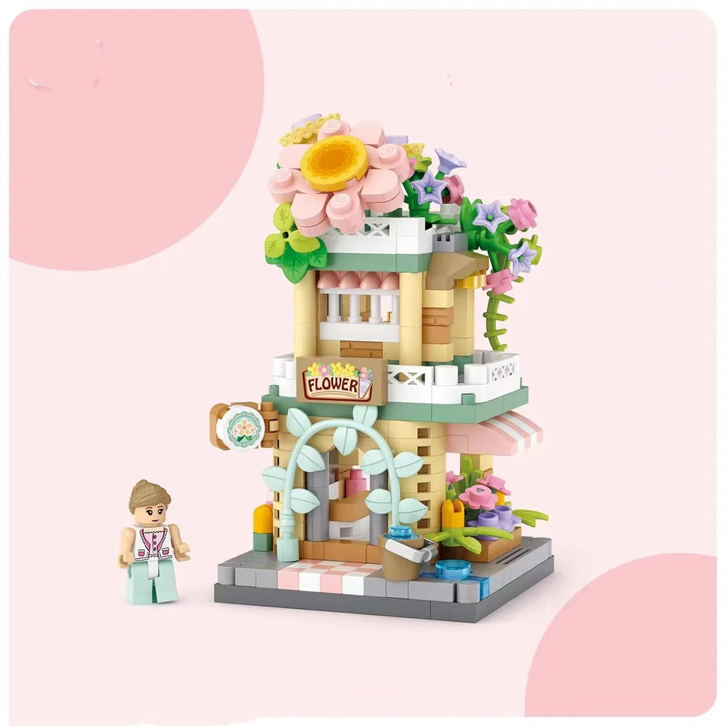 kawaiies-softtoys-plushies-kawaii-plush-City View Ice Cream Panda Cafes Flower Camera Shops Micro Building Sets Build it Flower Shop (No Box) 