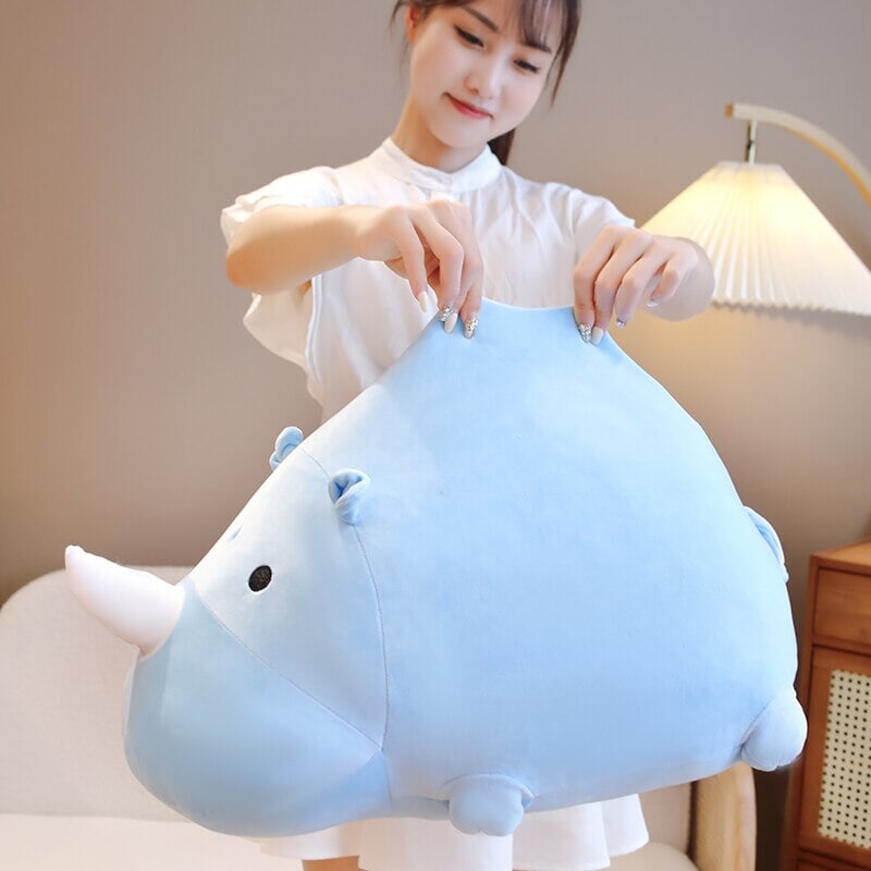 kawaiies-softtoys-plushies-kawaii-plush-Cleo the Kawaii Chunky Rhino Plush | NEW Soft toy 