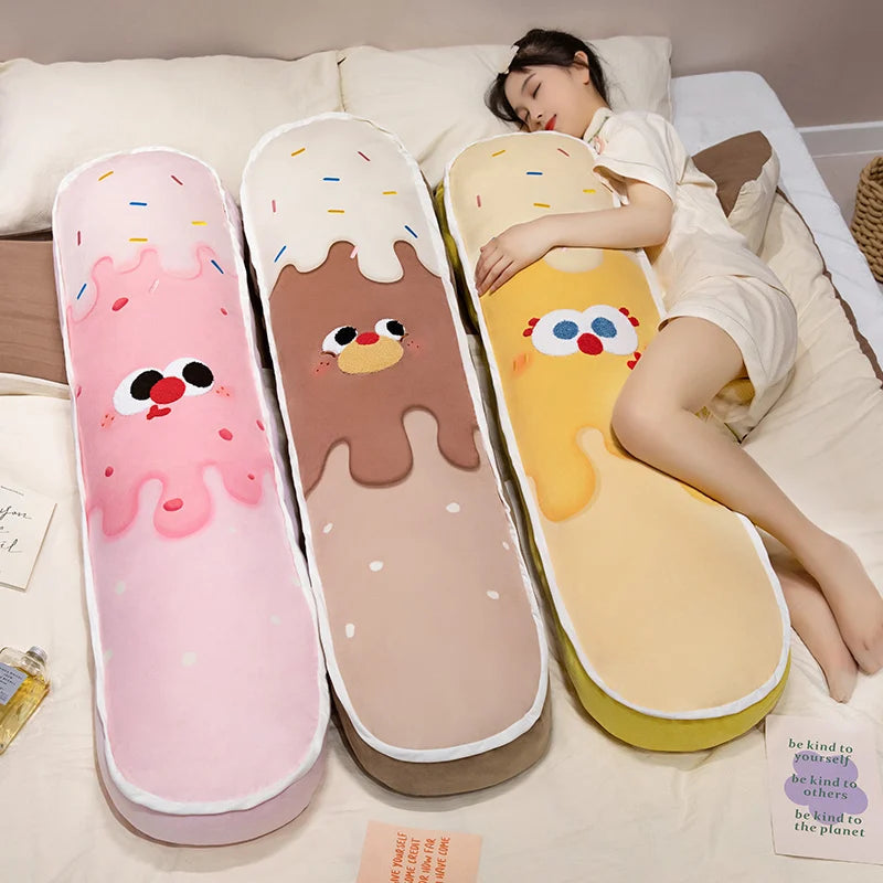 kawaiies-softtoys-plushies-kawaii-plush-Colourful Ice Cream Long Pillow Plushie Soft toy 