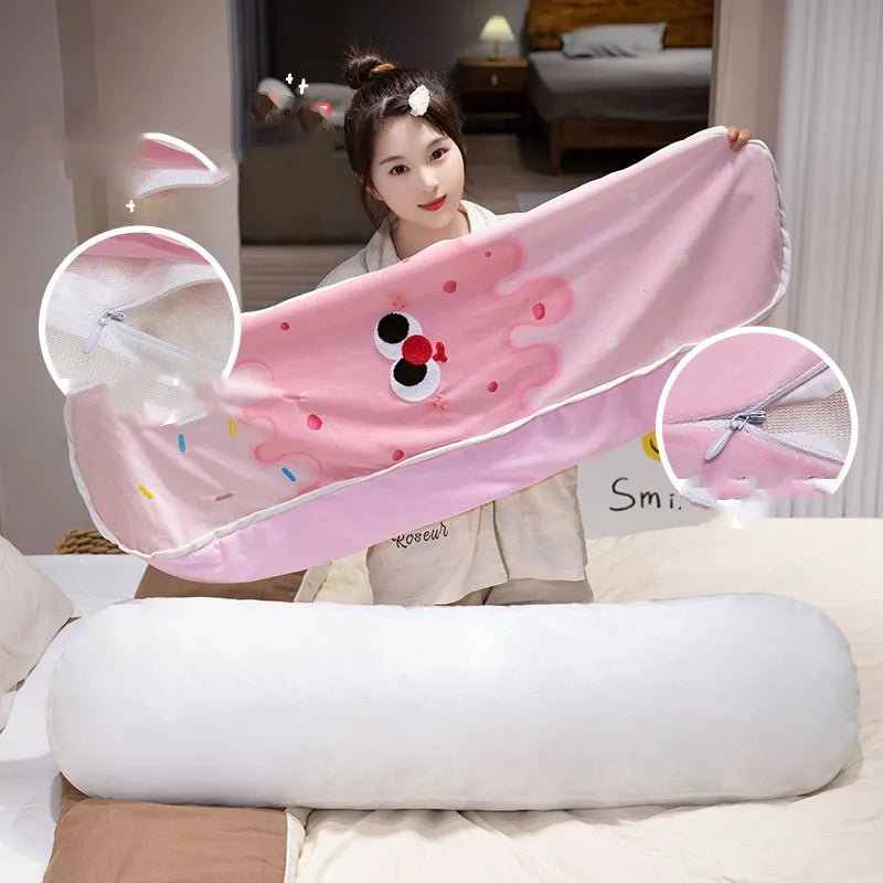 kawaiies-softtoys-plushies-kawaii-plush-Colourful Ice Cream Long Pillow Plushie Soft toy 