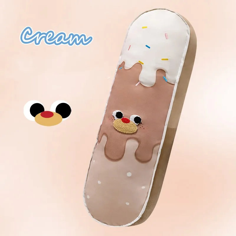 kawaiies-softtoys-plushies-kawaii-plush-Colourful Ice Cream Long Pillow Plushie Soft toy Chocolate 35in / 90cm 