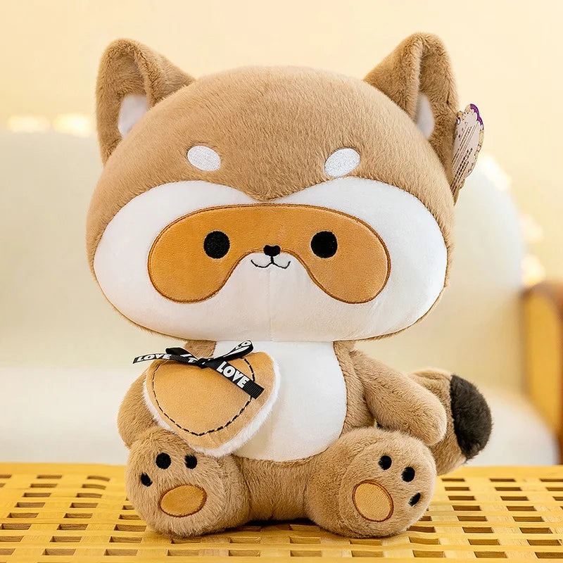 kawaiies-softtoys-plushies-kawaii-plush-Coonie and Goonie the Raccoon Plushie Buddies Soft toy Brown 10in / 25cm 