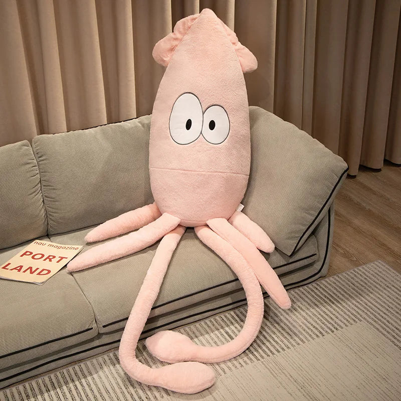 kawaiies-softtoys-plushies-kawaii-plush-Cute Giant Squid Plushie Soft toy Pink 31in / 80cm 