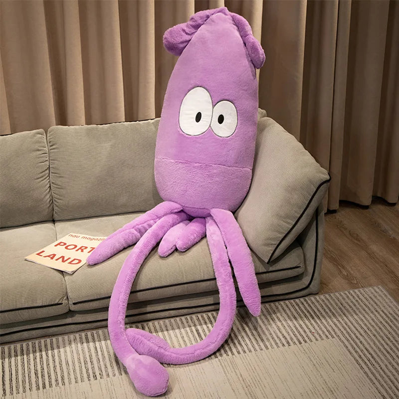 kawaiies-softtoys-plushies-kawaii-plush-Cute Giant Squid Plushie Soft toy Purple 31in / 80cm 