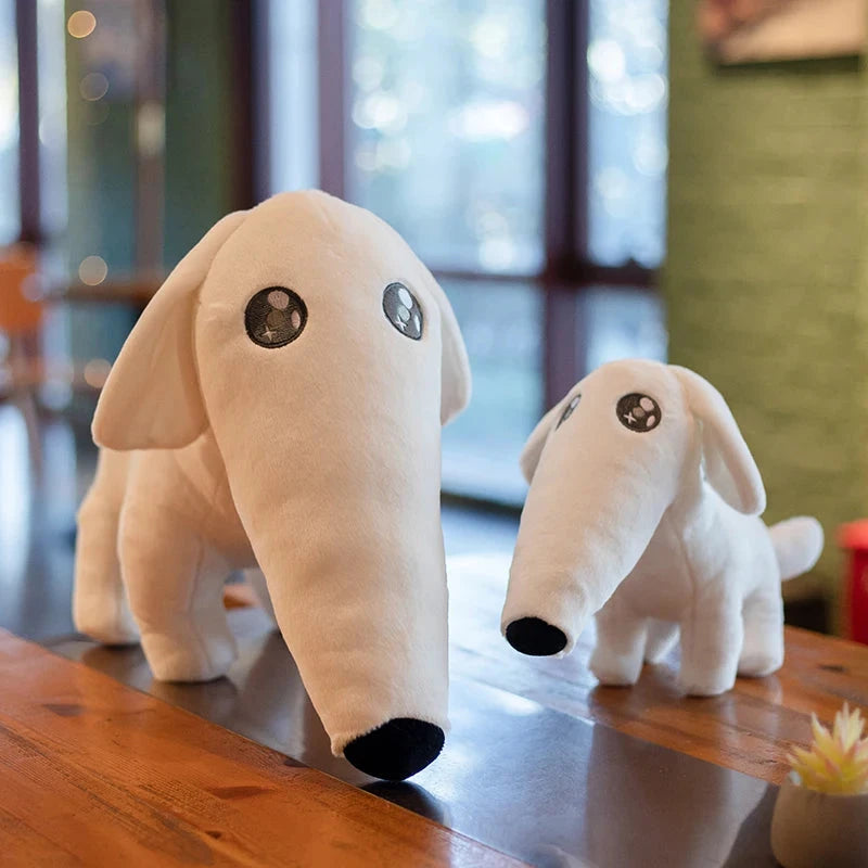 kawaiies-softtoys-plushies-kawaii-plush-Cute Long Nose Borzoi Dog Plush Soft toy 