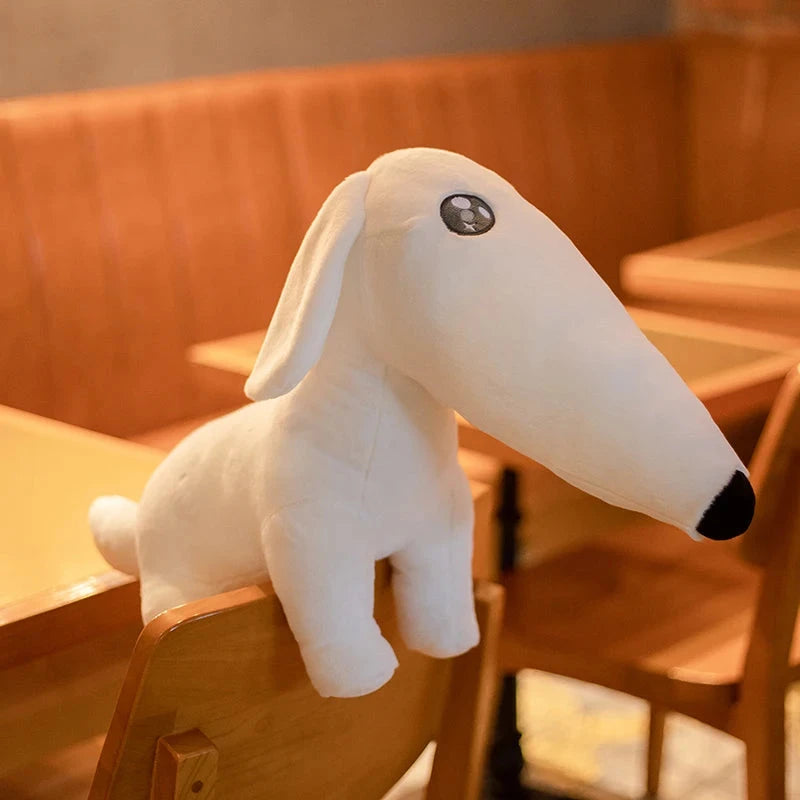 kawaiies-softtoys-plushies-kawaii-plush-Cute Long Nose Borzoi Dog Plush Soft toy 