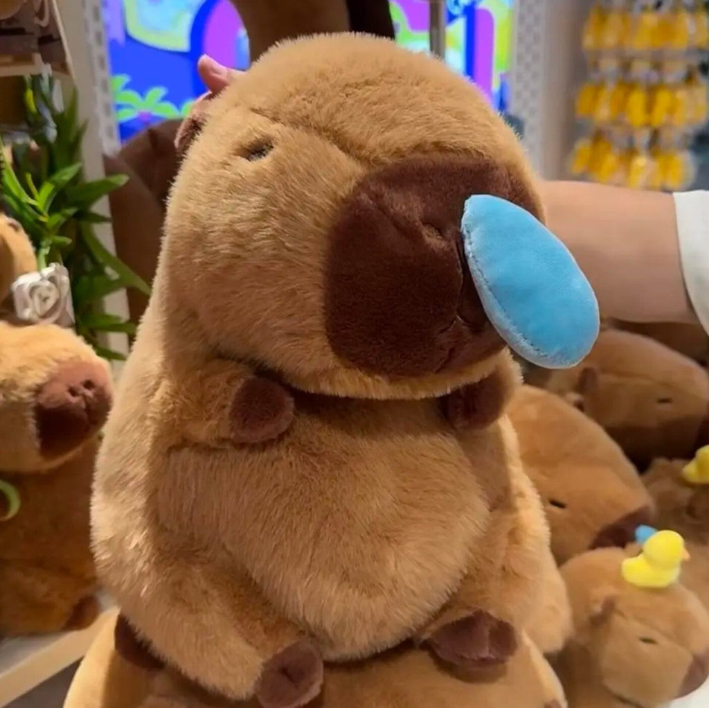 kawaiies-softtoys-plushies-kawaii-plush-Cute Snotty Capybara Runny Nose Plushie Soft toy 