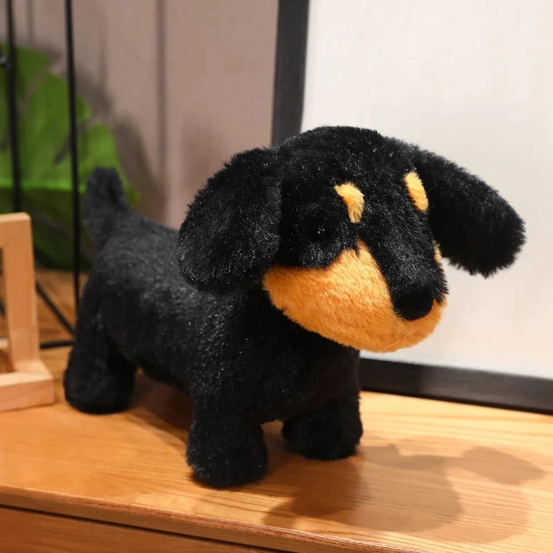 kawaiies-softtoys-plushies-kawaii-plush-Dachshund Sausage Dog Plush Soft toy Black 