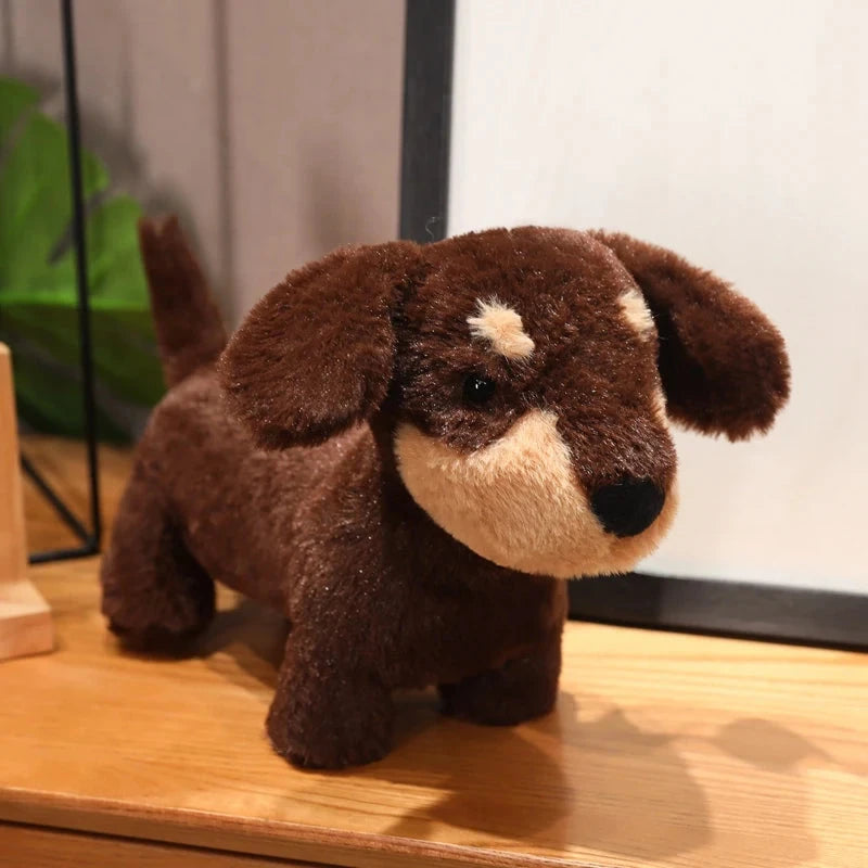 kawaiies-softtoys-plushies-kawaii-plush-Dachshund Sausage Dog Plush Soft toy Brown 