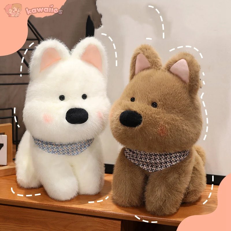 kawaiies-softtoys-plushies-kawaii-plush-Dougal & Skye West Highland Terrier Dog Plush Soft toy 