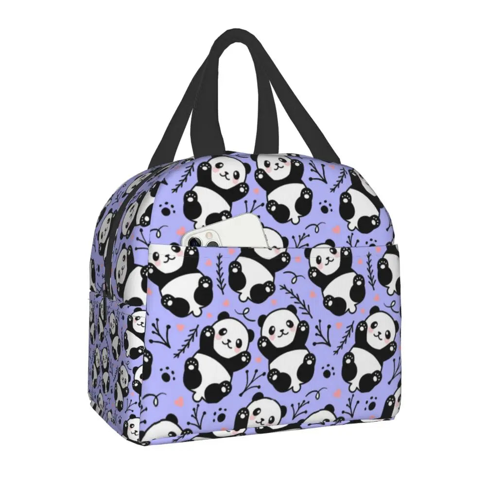 kawaiies-softtoys-plushies-kawaii-plush-Dozens of Pandas Insulated Lunch Bags Bag 